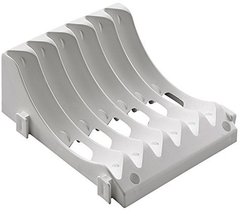 Teller-/ Untertassenhalter niedrig von Froli, 6 Teller,erweiterbar