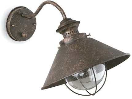 FARO BARCELONA 71110 - NÁUTICA 310 Lampada da Parete Marrone ossido
