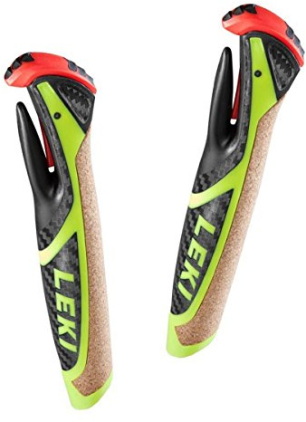 LEKI Bastones de esquí Unisex para Adultos, Amarillo neón, 16 mm
