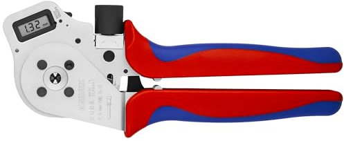 KNIPEX Digital Crimping Pliers-Four Mandrel for Turned Contacts