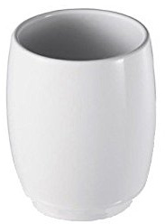 HACEKA ALLURE Ersatz-Zahnputz-Becher Porzellan Zahnputz-Glas weiß 497834/1127666