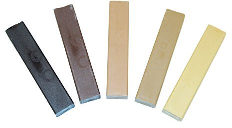 SN-TEC Hartwachs Sortiment für Eiche, Nussbaum (Set mit 5 Stangen)