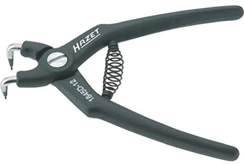 Hazet 1845D-8 Pinza Per Anelli Di Sicurezza, Argento, Lunghezza 133 mm