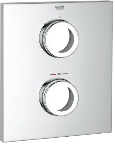 GROHE Rosette (Original Ersatzteil, Langlebig, Robust, Herstellergarantie: 5 Jahre), Chrom, 47829000