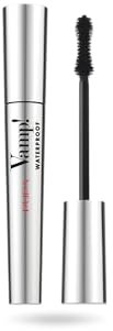 Pupa Mascara Vamp! Waterproof (Colore Extra Black) Effetto Volume rivoluzionario con Tenuta estrema all’Acqua - Adatto a Occhi sensibili e Lenti a contatto (9 ml)