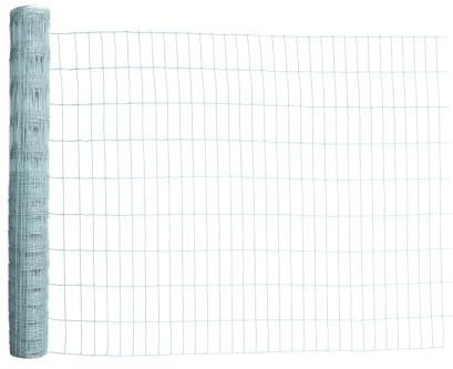 Unbekannt Wildzaun Drahtzaun Zaun 150/13/15 Grau Metall Garten 50 Meter 15 cm 1 stück