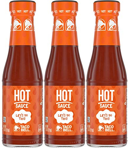 Taco Bell Hot Sauce, 7.5 oz, 3 pk