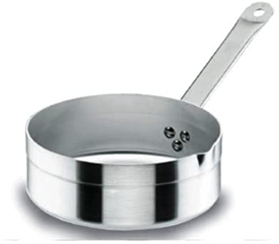 LACOR 20220 - Cazo Recto Chef Aluminio 20 cms - Uso Profesional y Doméstico | En aluminio ligero, para salsas, leche y raciones pequeñas; ideal para cocina profesional y uso diario en casa