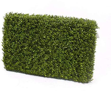 artplants.de Plastic Boxwood Hedge TOM, 3, 130 Leaves, metal frame, 3ft x 22/95 x 55cm - Artificial Buxus Hedge - Hotel Decoration