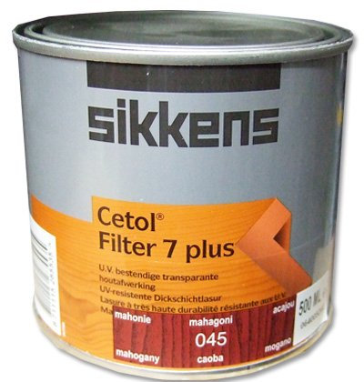 Sikkens Filter 7 Plus - 'Long Life' Dickschichtlasur für außen 1 Liter Ebenholz 020