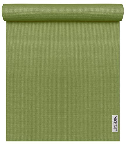 Yogistar Yogamatte Basic - rutschfest - Olive