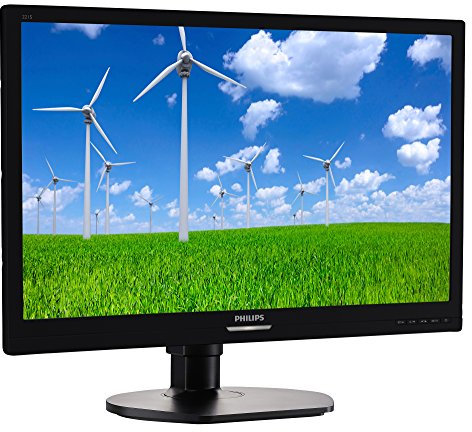 Philips Monitor, 21.5 Pollici, 16:9, 1920x1080, Nero