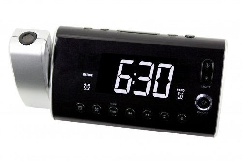 Soundmaster UR1000 tragbares Radio, schwarz, Radio, tragbar, (Uhr, FM, PLL, LCD, schwarz, Zeiten, CR2032)