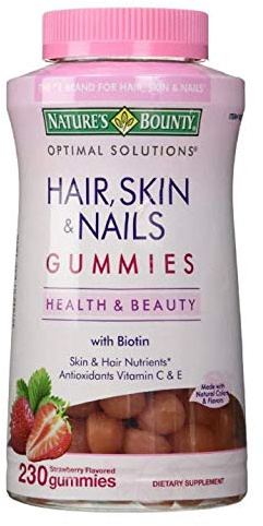 Nature's Bounty Hair Skin and Nails, 230 Gummies, 230 Count (Pack of 1)