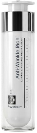 FREZYDERM Reichhaltige Anti-Falten-Nachtcreme, Anti-Aging-Feuchtigkeitscreme für Frauen und Männer mit Arganöl und Resveratrol, reduziert feine Linien und Falten, 50 ml