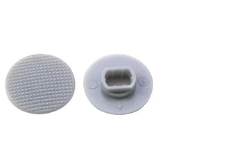 Replacement 2 PCS Analog Joystick Stick Button Controller Cap Thumbstick Cover For Fat PSP 1000 PSP 1001 (Gray)