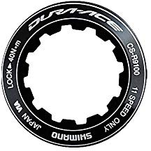 SHIMANO Verschlussring, Silver/Black, One Size
