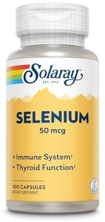 Solaray Selenium 50 mg | Selenio | 100 VegCaps