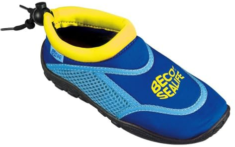 Beco Unisex barn Sealife surfing och badskor, blå, 22/23 EU
