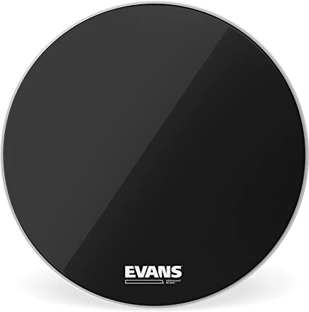 Evans BD20RBG 50,8 cm (20 Zoll) Resonanzfell für Basedrum Extra Dünn schwarz/gold