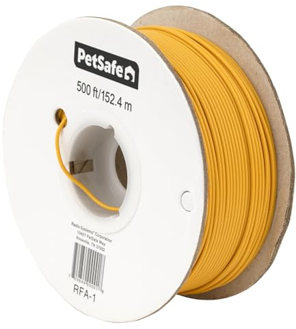 PetSafe begränsningstråd, 152,4 m spole med solid kärna 20-Gauge koppartråd, inomhus sällskapsdjur stakettråd, färgerna kan variera