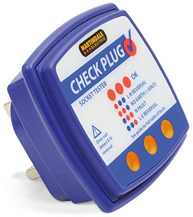 Martindale CP501 Classic Check Plug 240V Socket Tester, Blue