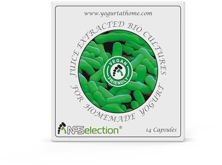 Vegan Starter Cultures for Homemade BIO Yogurt - Non-dairy product for Use with Dairy and Soy Milk | Very good results with homemade Coconut Milk and Almond Milk