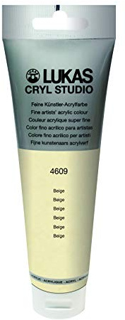 Lukas Cryl Studio 125 ml, Acrylfarbe in Premium-Qualität, Beige