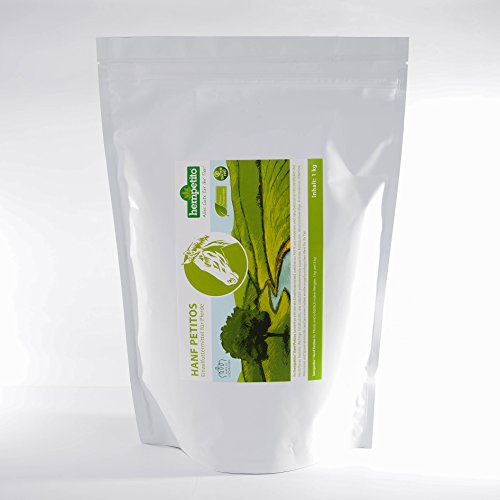 hempetito Hanf petitos Snack, Nahrungsergänzung für Pferde (1 kg)