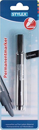 Stylex 32810 Permanentmarker, schwarz
