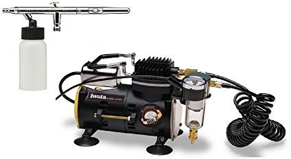 Iwata Eclipse HP-BCS Airbrushing System with Sprint Jet Air Compressor by Iwata
