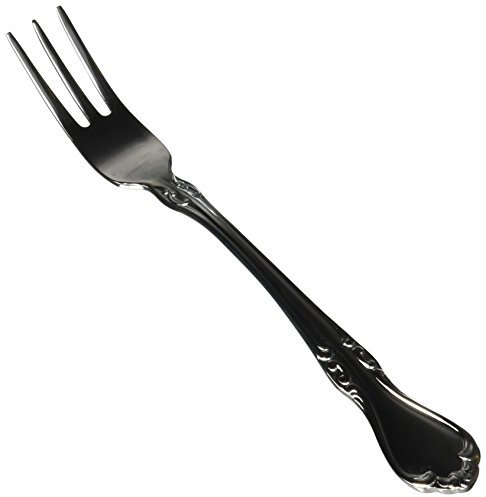 Winco Chantelle Lot de 12 fourchettes à huîtres en acier inoxydable 18-8