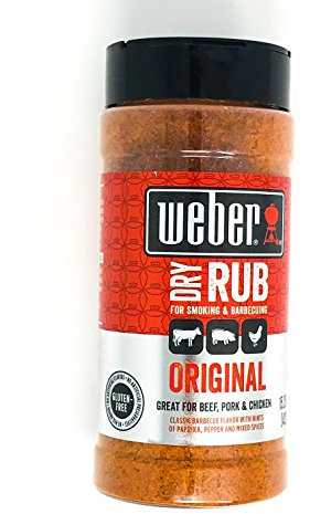 Weber Smoking and Barbecuing Original Dry Rub, 15.25 Ounce