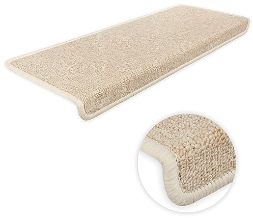 Stufenmatten Monza Rechteckig Einzeln und SparSet´s Beige 16 Stück