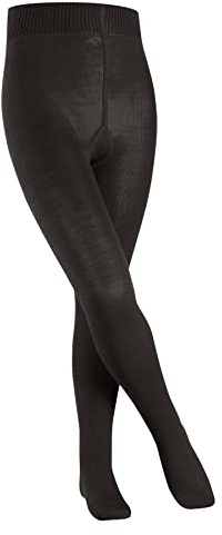 FALKE unisex barn komfort ull strumpbyxor andas klimatreglerande lukthämmande ull förstärkt varm hållbar slitstark hudvänlig halkfri inte repande 1 styck, Brun (Dark Brown 5230), 134-146