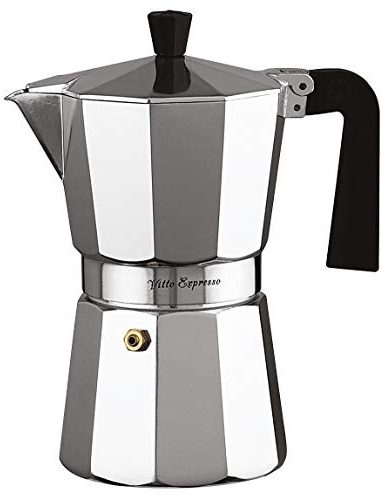 Ilsa Caffettiera Vitto Expresso alluminio, colore: argento 9 tazze cm argento