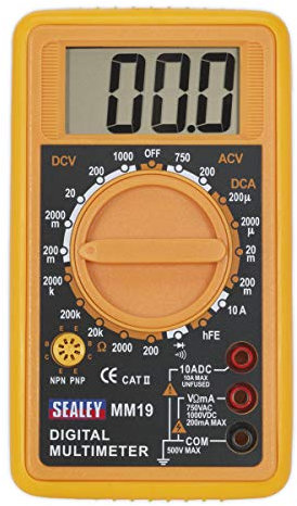 Sealey Mm19 Digital Multimeter 7 Function