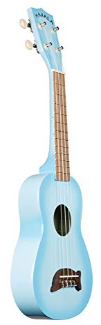 Makala Soprano Dolphin Ukulele (with bag) in Light Blue Burst