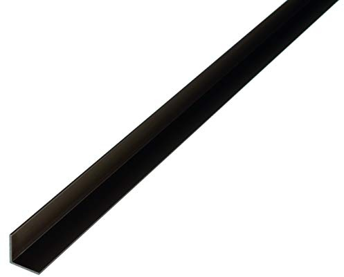 Alberts 480042 Winkelprofil | Aluminium, bronzefarbig eloxiert | 1000 x 30 x 30 mm