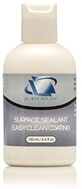 GLASS POLISH 14112 Oberflächenversiegelung, Easy Clean Beschichtung und Wasserabweisend für Glas, Kunststoff, Plexiglas, Metall, Chrom, Autoscheinwerfer | 100 ml
