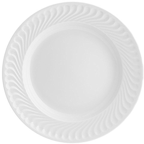 Vista Alegre Sagres Fuente Redonda Honda, Porcelana, Blanco, 32.8 cm