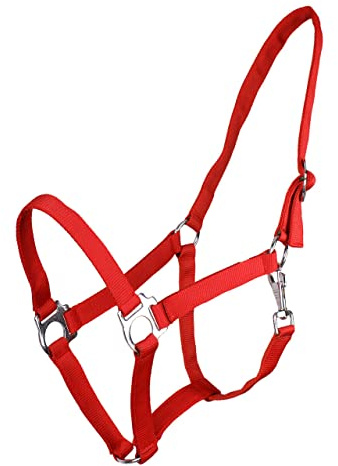 Nylonhalfter, Halfter Mini-Shetty o Fohlen, rot