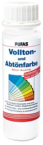 PUFAS Vollton- und Abtönfarben weiss 0,25 Liter