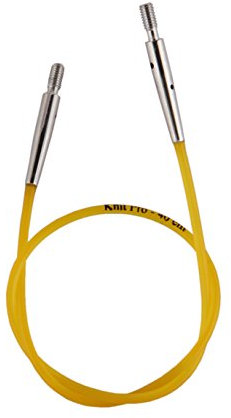 KNITPRO Cable: Colour Coded: Yellow: 20cm