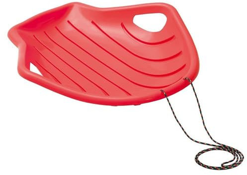 Prosperplast Schnell Snow Glider Schlitten Shell Big M Rutscher Schneerutscher für Kinder (Rot)