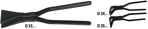 BESSEY Erdi Falzzange D341-40 | 45° gebogen | Maulbreite 40 mm | Ideal für exaktes Falzen und präzises Umformen von Blechen sorgt für gleichmäßige Ergebnisse