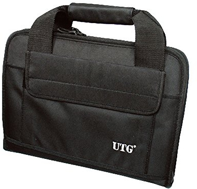 UTG Pistolentasche Deluxe Doppel Schwarz, PVC-PC02B