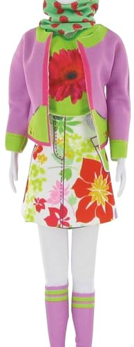 Dress your doll - Puppenkleider selber machen - Outfit Level 2 - Candy Flower