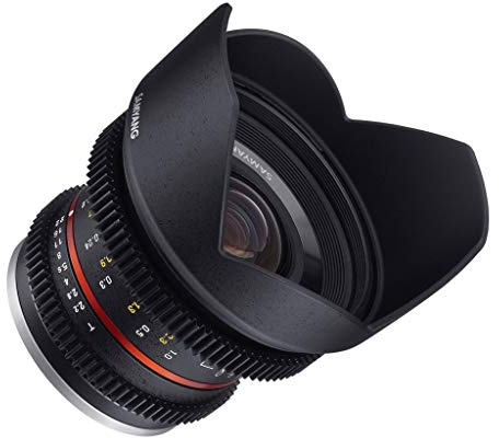 SAMYANG 14012T2.2F 12 mm T2.2 Cine NCS CS Objektiv für Anschluss Fuji X schwarz