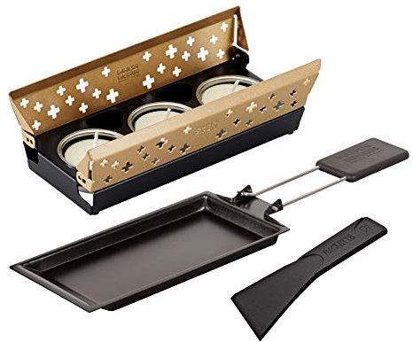 Kuhn Rikon 32169-Raclette Set Candle Light Mini Dorado, Otro, Gris, Schweizerkreuz